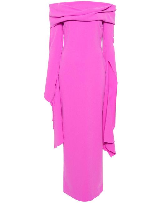Solace London Pink Arden Maxi Dress