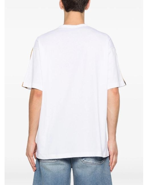 Versace Jeans Couture White Cotton T-Shirt for men