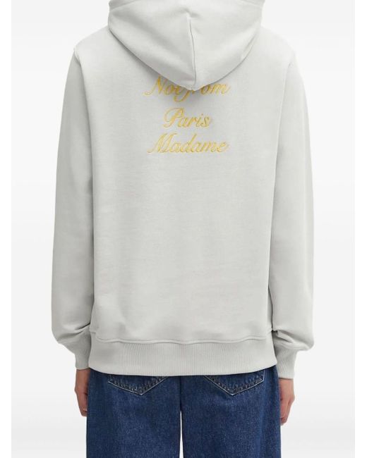 Drole de Monsieur White Sweatshirt With Logo for men
