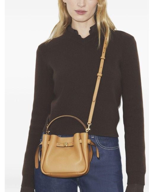 Borsa A Secchiello Mini di Tory Burch in Natural