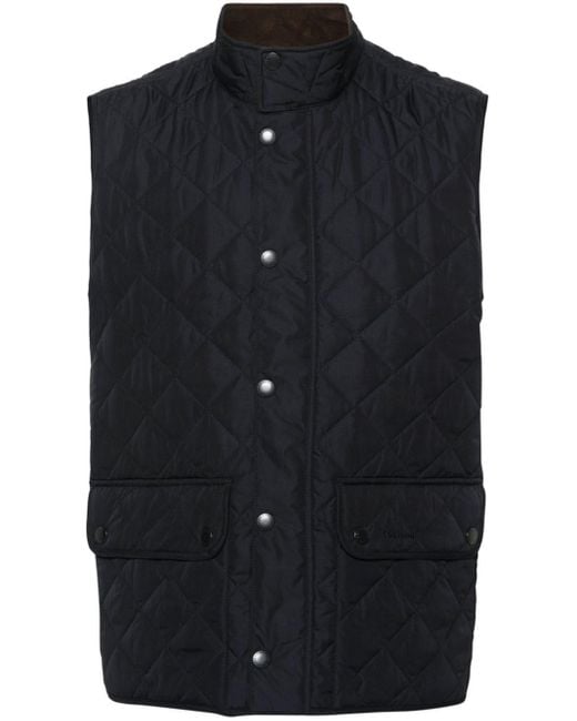 Barbour Blue Lowerdale Quilted Vest for men