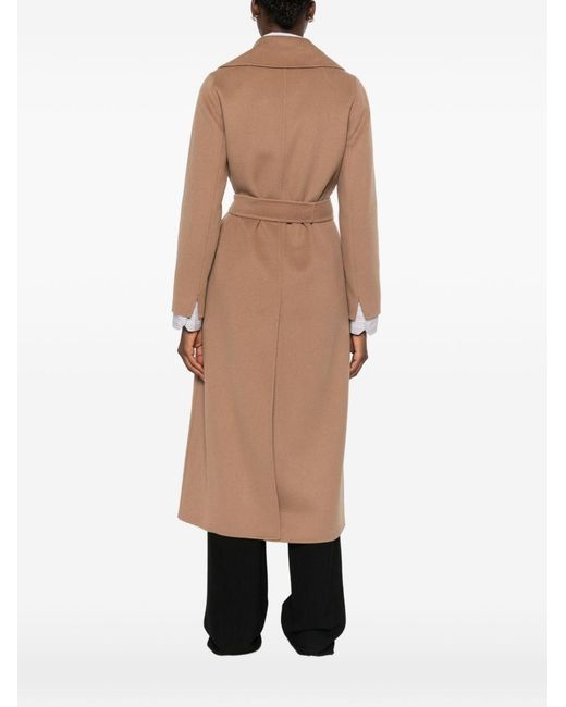 Max Mara Natural Wool Long Coat