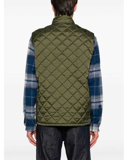 Barbour Green Monty Quilted Gilet for men