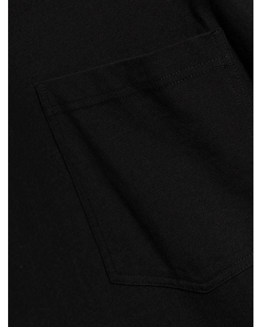 Dries Van Noten Black Cotton T-Shirt for men