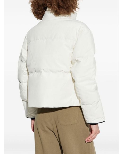 Canada Goose White Grandview Down Jacket