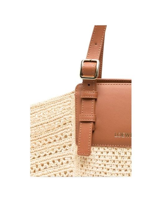 Loewe Natural Hammock Rafia Cabas Bag