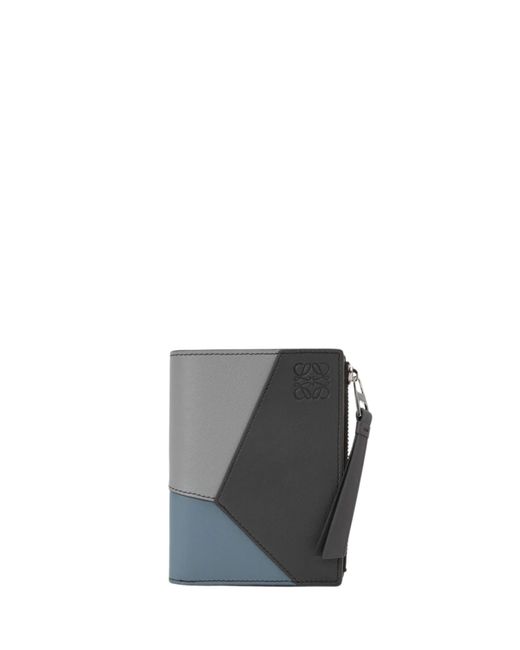 Loewe Gray Puzzle Slim Compact Wallet for men
