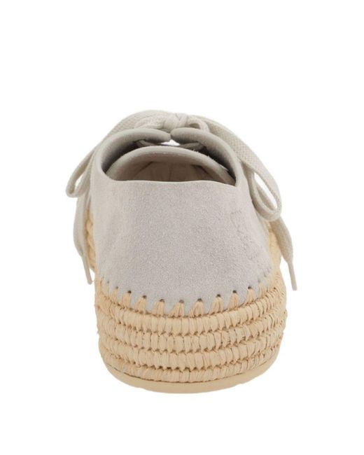 Loewe White Rio Canvas Sneakers for men