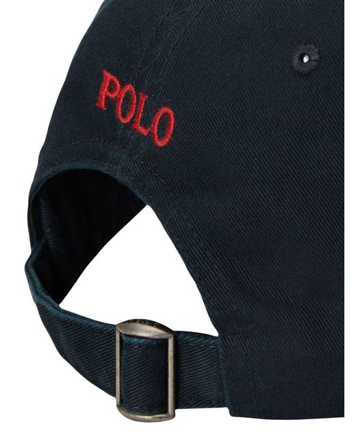 Polo Ralph Lauren Blue Chino Hat for men