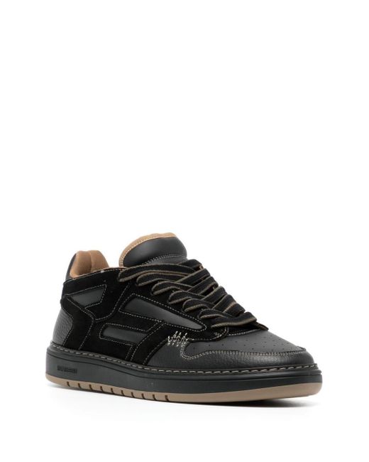 Represent Black Reptor Low Sneakers for men