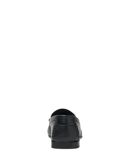 Fendi Blue Braided Leather Moccasin for men