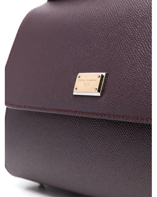 Dolce & Gabbana Black Sicily Large Leather Handbag