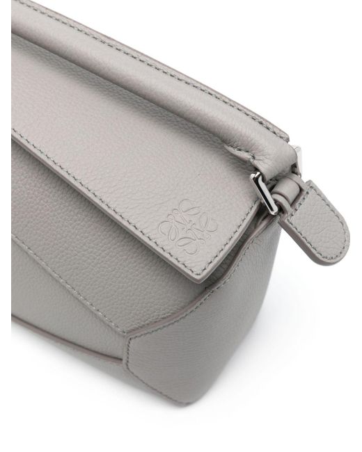 Loewe Gray Puzzle Edge Leather Mini Bag
