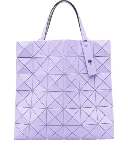 Issey Miyake Purple "Lucent" With Color Tote Bag Bags