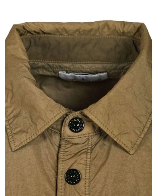 Stone Island Green Coach Jacket for men