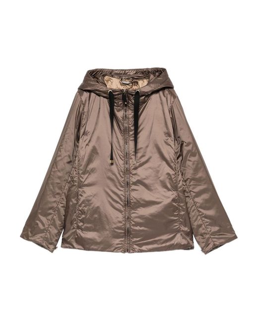 Max Mara Brown Padded Blouson Jacket