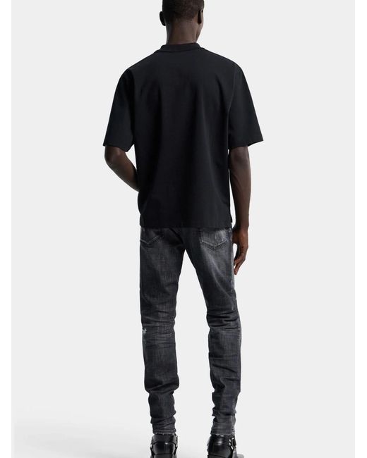 DSquared² Gray Teddy Jeans for men