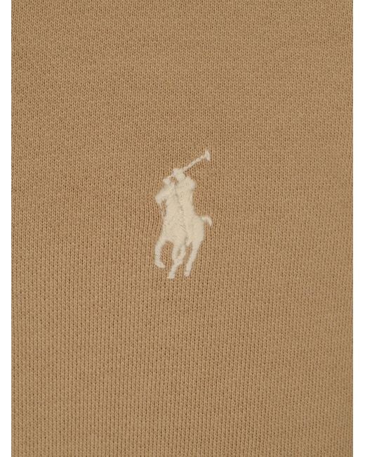 Polo Ralph Lauren Natural Logo-Embroidered Drawstring Hoodie for men