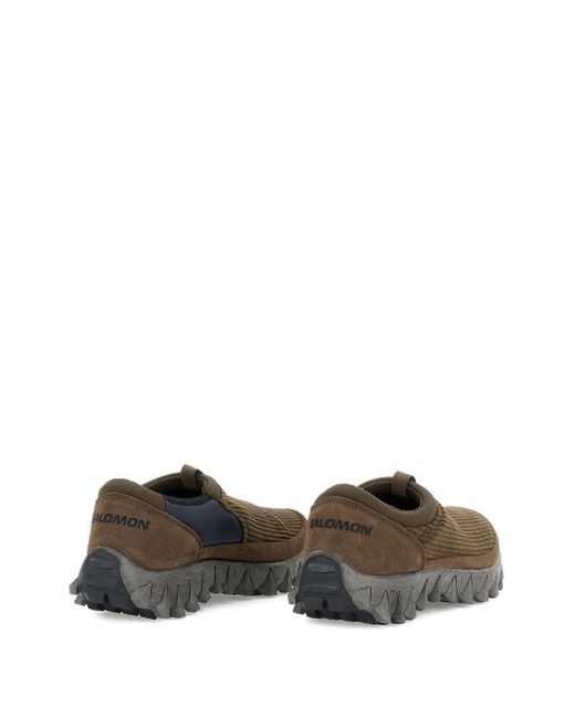 Salomon Brown Slip-On Sneakers for men