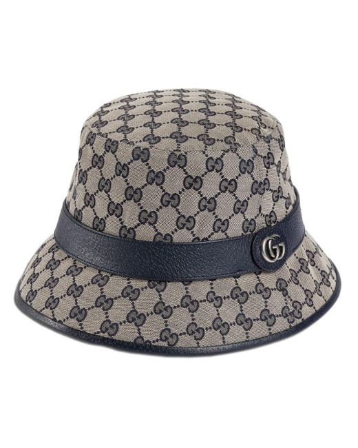 Gucci Gray GG Canvas Bucket Hat for men