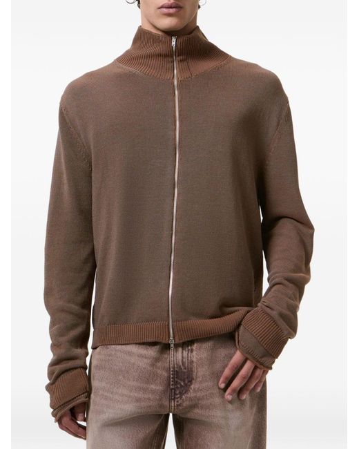 Our Legacy Brown Cardigan Float for men