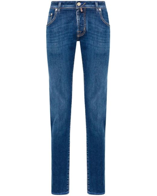 Jacob Cohen Blue Nick Slim Fit Denim Jeans for men