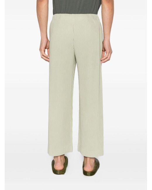 Homme Plissé Issey Miyake White Homme Plisse' Issey Miyake Pleated Trousers for men