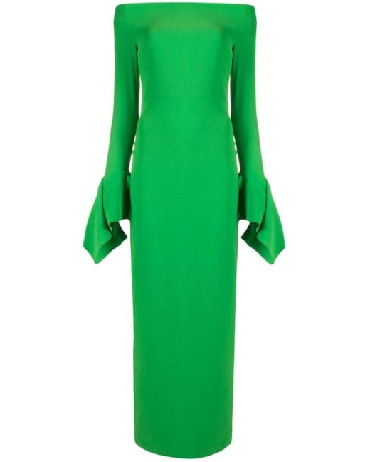 Solace London Green Amalie Maxi Dress