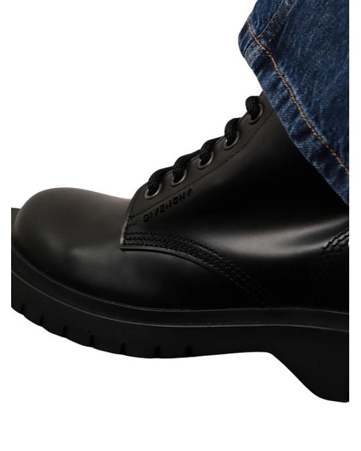 Givenchy Black Leather Boot for men