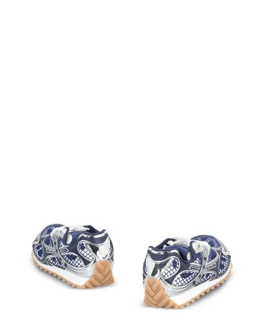 Bottega Veneta Blue Sneaker With Logo for men