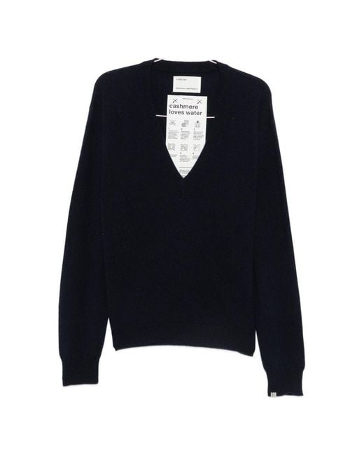 Extreme Cashmere Blue Cashmere Crewneck Sweater