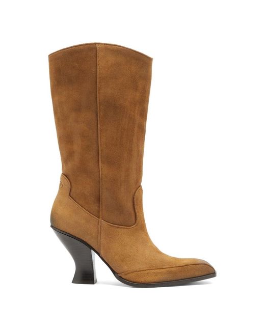 DIESEL Brown Luffy Leather Boots