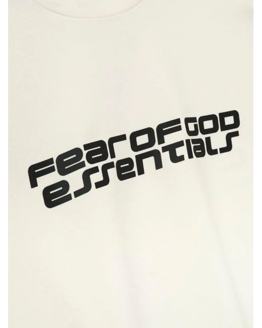 Essentials White Ponte 90S T-Shirt for men