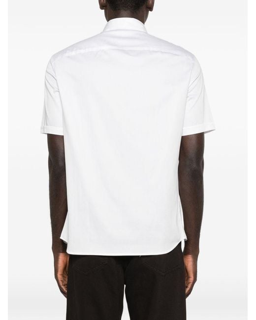Emporio Armani White Cotton Shirt for men
