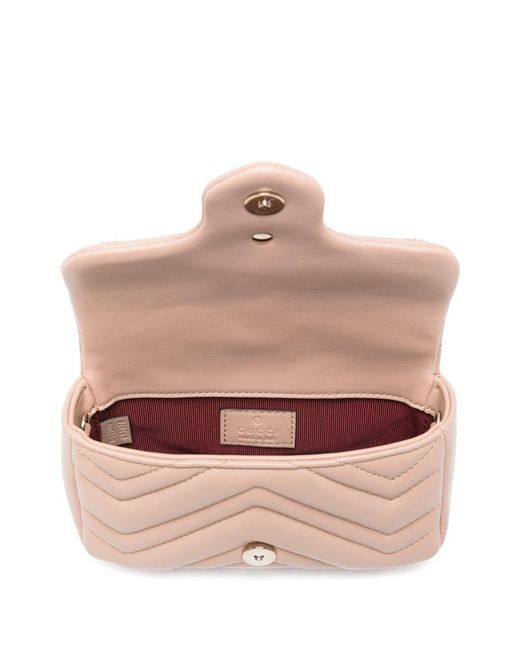 Gg Marmont Borsa Mini di Gucci in Pink