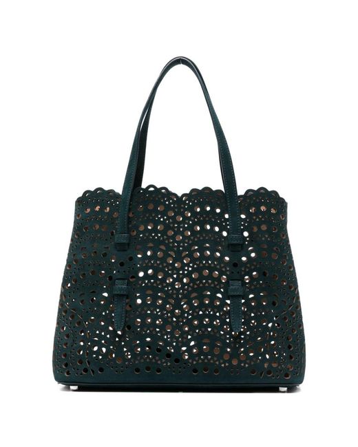 Alaïa Black Mina 25 Leather Handbag