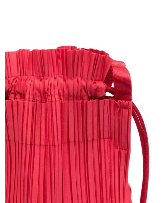 Pleats Please Issey Miyake Red Square Pleats Bag Bags