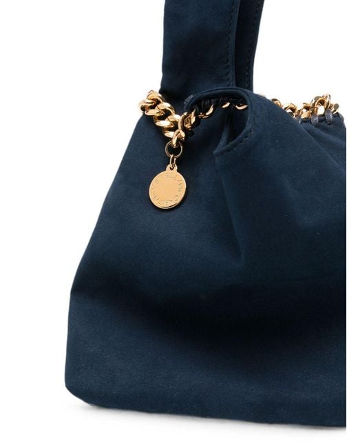 Stella McCartney Blue Falabella Wristlet Bag