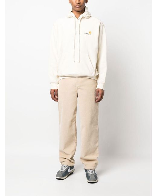 Carhartt White Hoodie With Logo for men