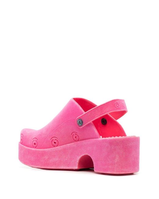 Slippers con cinturino posteriore di XOCOI in Pink