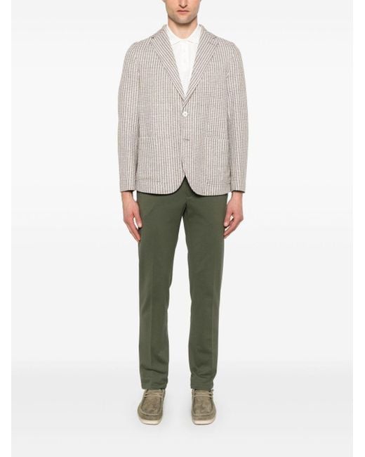 Circolo 1901 Gray Cotton And Linen Blend Jacket for men