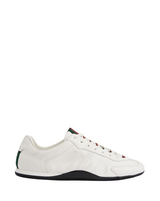 Gucci White Leather Sneakers for men