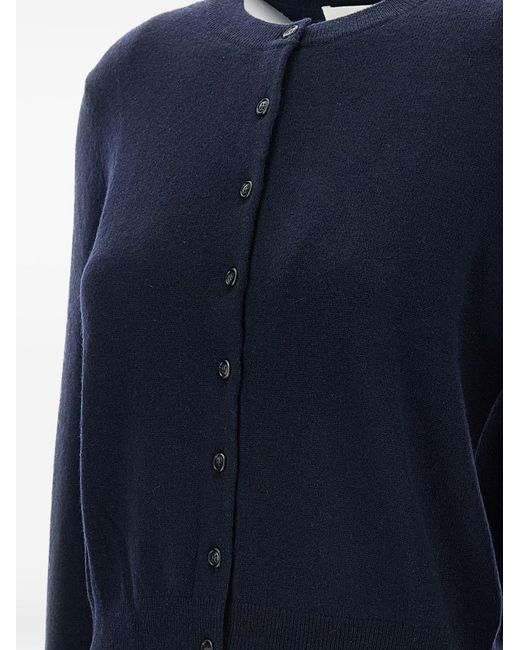 Lisa Yang Blue Karia Cashmere Cardigan