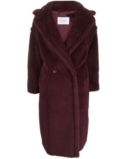 Max Mara Purple "Tedgirl" Classic Coat