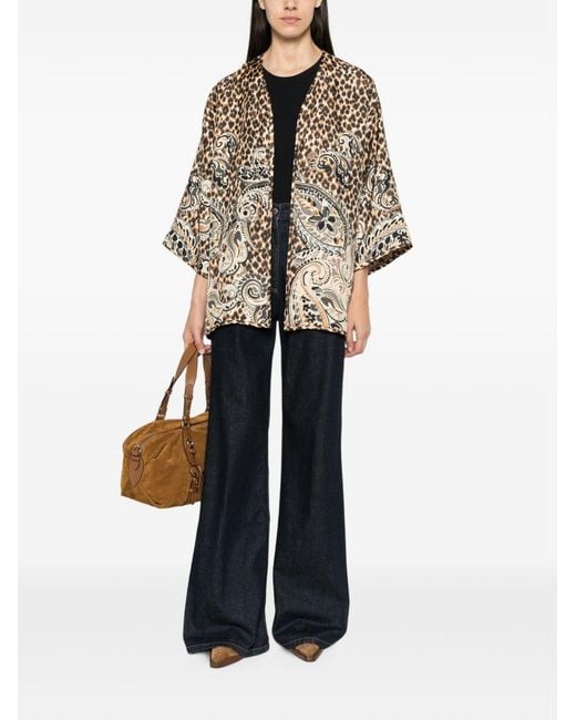 Etro Natural Kesa Silk Jacket