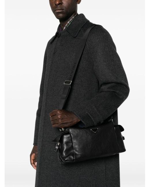 Borsa A Spalla Explore di Prada in Black da Uomo