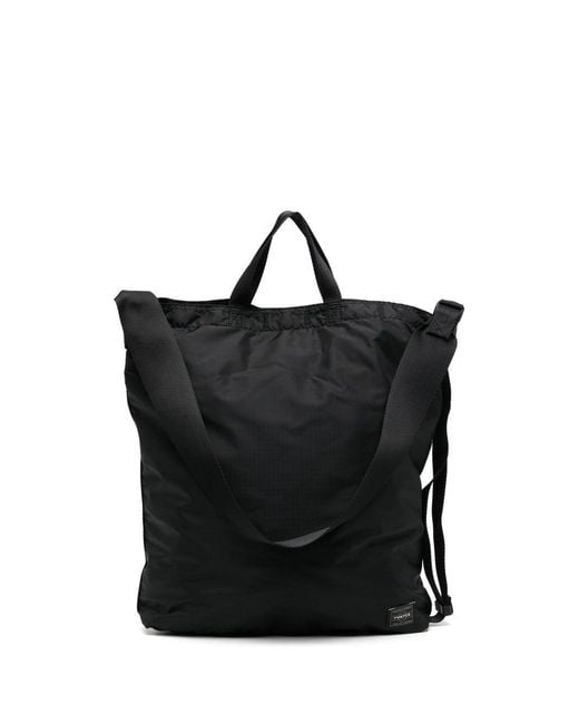 Porter-Yoshida and Co Black Flwx 2Way Nylon Shoulder Bag for men
