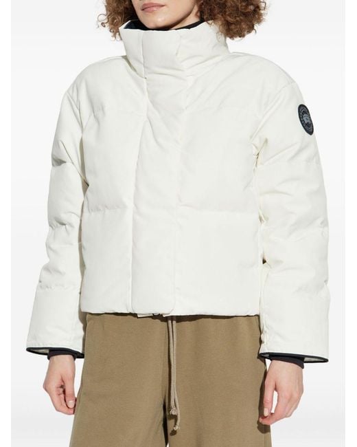 Canada Goose White Grandview Down Jacket