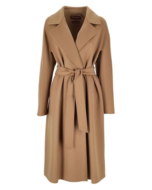 Max Mara Natural Wool Coat
