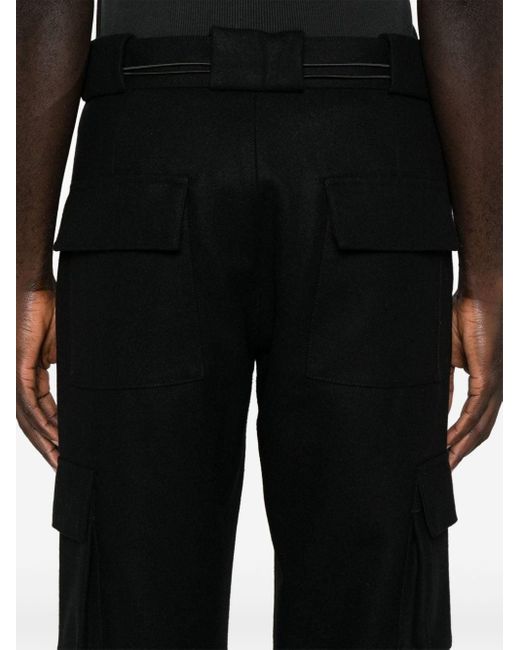 GR10K Black Cargo Trousers for men